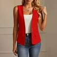 thumbnail image 2 of Women's Vests Sleeveless Blazers for Women Suit Jackets Dressy Business Casual Outfits for Work Casual, 2 of 9