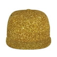 thumbnail image 2 of Balery Baseball Cap Flat Bill Hats for Men Adjustable Size for Running Workouts and Outdoor Activities All Seasons Dad Hat(Gold Glitter ), 2 of 9