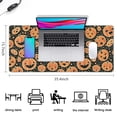 thumbnail image 5 of Long Mouse Pads for Desk,Halloween Jack Lanterns Galore Pattern Desk Mats on Top Of Desks, Desk Mouse Pad Extra Large with 3mm Non-Slip Base and Stitched Edge for Gaming,Office,Work,Home 35.4x15.7in, 5 of 5