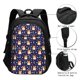 thumbnail image 3 of Fotbe Corgi Lying With Moons And Stars Mochila con Estampado y Puerto USB para Hombre y Mujer, Mochila Antirrobo, Mochila de Viaje, Mochila Escolar, Mochila Universitaria, 3 of 7