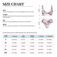 thumbnail image 6 of Daiia Lilies Flowers Women's Bikini Set Two Piece Swimsuit High Waisted Bikini Adjustable Straps Bikini Perfect for Beach, Pool, and Summer Vacation-XX-Large, 6 of 9