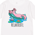 thumbnail image 4 of Inktastic Relaxolotl- Cute Axolotl on Summer Vacation Boys or Girls Long Sleeve Toddler T-Shirt, 4 of 5