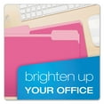 thumbnail image 6 of Pendaflex Two-Tone File Folder, Letter Size, 1/3 Cut Tabs, Pink, Pack of 100, 6 of 7