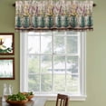 thumbnail image 3 of Spring Flower Curtain Valances for Windows, Kitchen Valance Window Treatments Panel 2 Pack, Farm Bottle Lavender Daisy Retro Wooden Rod Pocket Short Curtains for Bathroom Bedroom 42 x 12 Inch, 3 of 8