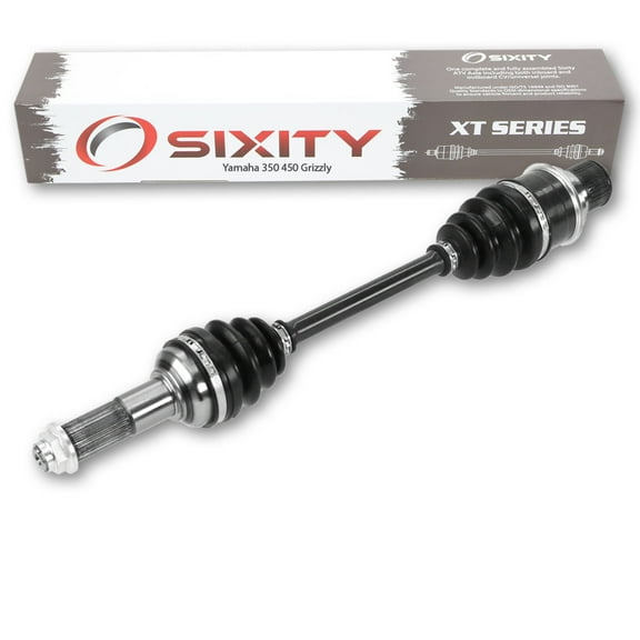 Sixity XT Rear Left CV Axle compatible with Yamaha 350 450 Grizzly 2011 2010 2009 2008 2007