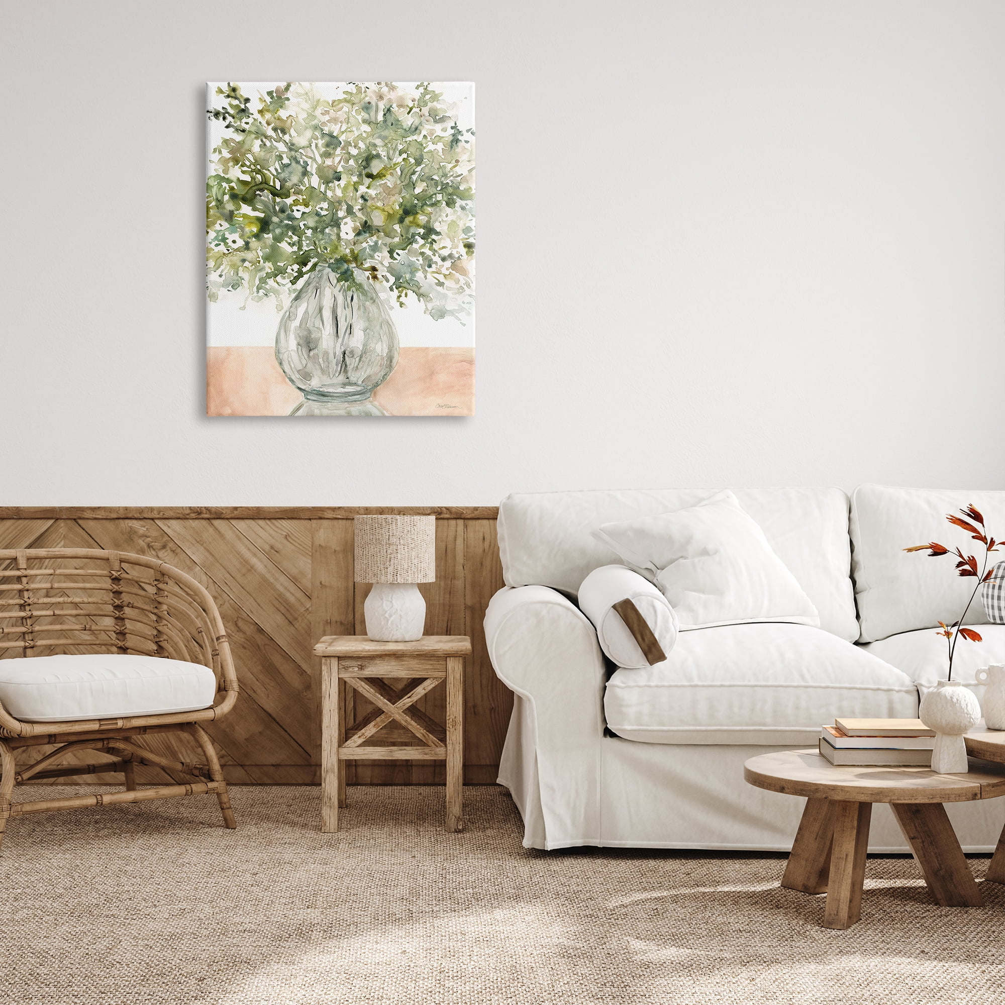Stupell Industries Abstract Flower Petal Floral Bouquet Tabletop Painting, 30 x 40, Design by Carol Robinson