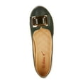 thumbnail image 5 of Victoria K Women's Croc Textured With Onyx Bow Ballet Flats, 5 of 6
