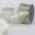 thumbnail image 2 of Pearl White Metallic Sheer Wired Craft Ribbon 2" x 25 Yards, 2 of 2