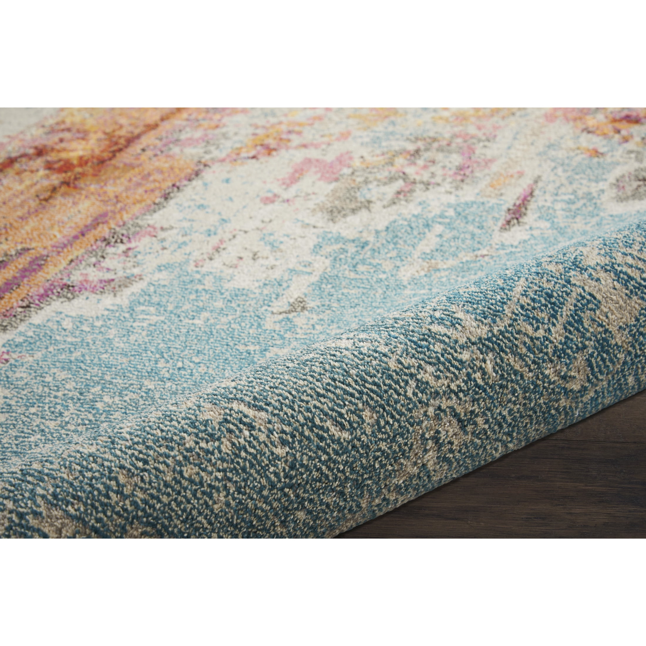 Nourison Celestial Abstract Sealife 4' x round Area Rug, (4 Round)
