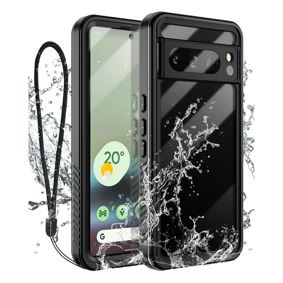 Casetego for Google Pixel 8 Pro Case,IP68 Waterproof Dustproof Shockproof Phone Cover with Rugged Full Body Protective and Built-in Screen Protector Phone Cover