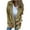 Khaki, variant on Brondbend Woman's Winter Coat Women's Jackets Turndown Collar Long Sleeved Pocket Button Outerwear Solid Color Warm Fashion Loose Jacket Lady Club Tops Beige