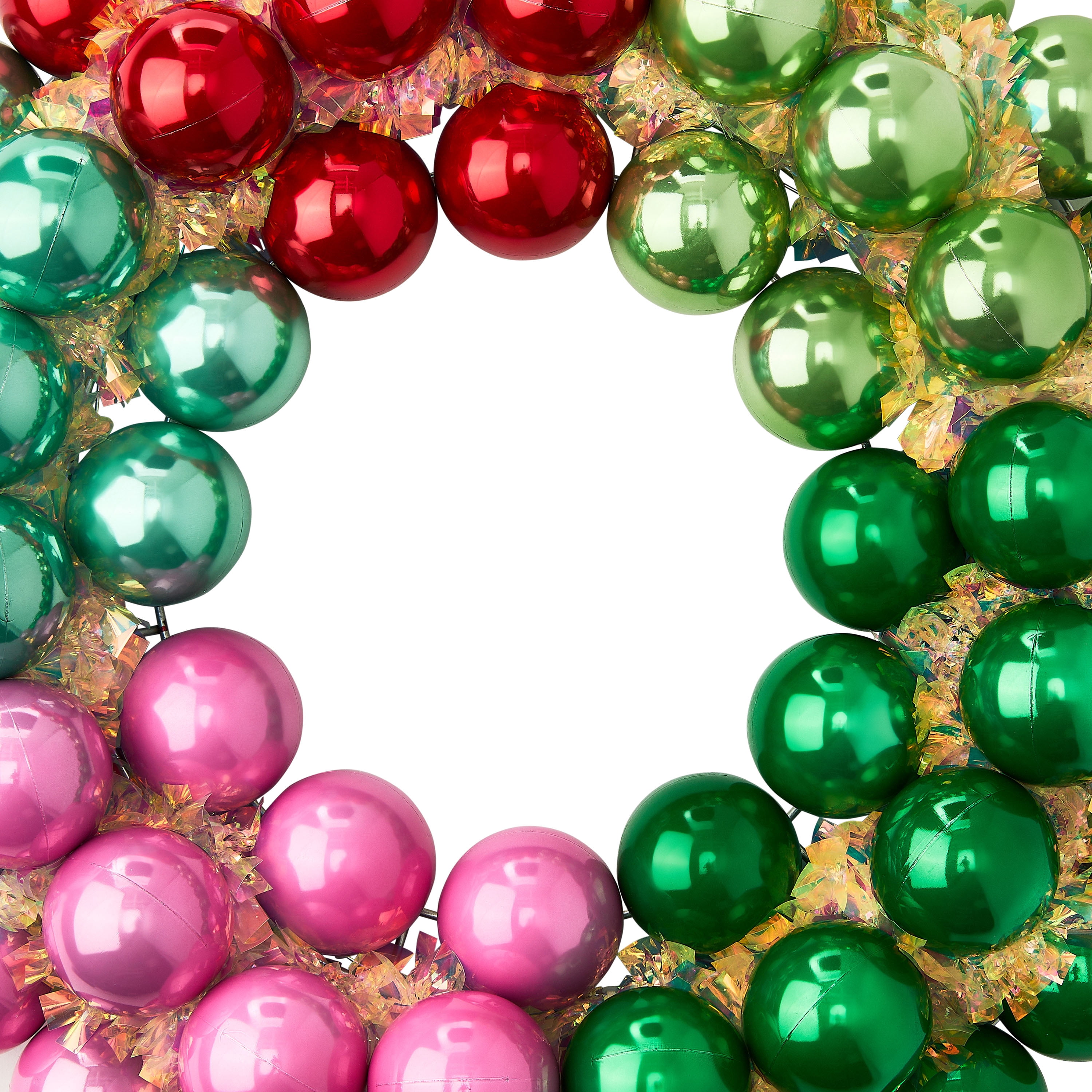 Ornament Christmas Wreath, Multicolor, 20", by Holiday Time