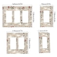 thumbnail image 2 of Yayeee Rocker Switch Wall Plate 1-Gang 4.6"x2.9" Home Decorative Outlet Cover, Gray Cartoon Goose Pattern, 2 of 6