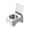 White, variant on Qyaukm Automatic Pet Food Dispenser with Infrared Sensor, Anti-Gnaw Smart Bowl with Lid for Cats & Dogs (Plug-In)