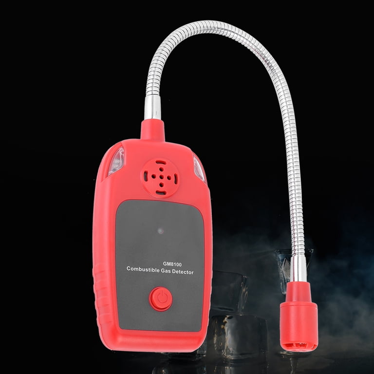 Portable Combustible Gas Leak Detector – Methane & Natural Gas Sniffer, Sound & Light Alarm, Adjustable Sensitivity, Flexible Probe For Home/RV/Kitchen
