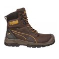 thumbnail image 1 of PUMA Safety Men's 7" Conquest CTX High Composite Toe Slip Resistant Waterproof Work Boot Brown/Orange - 630655, 1 of 5