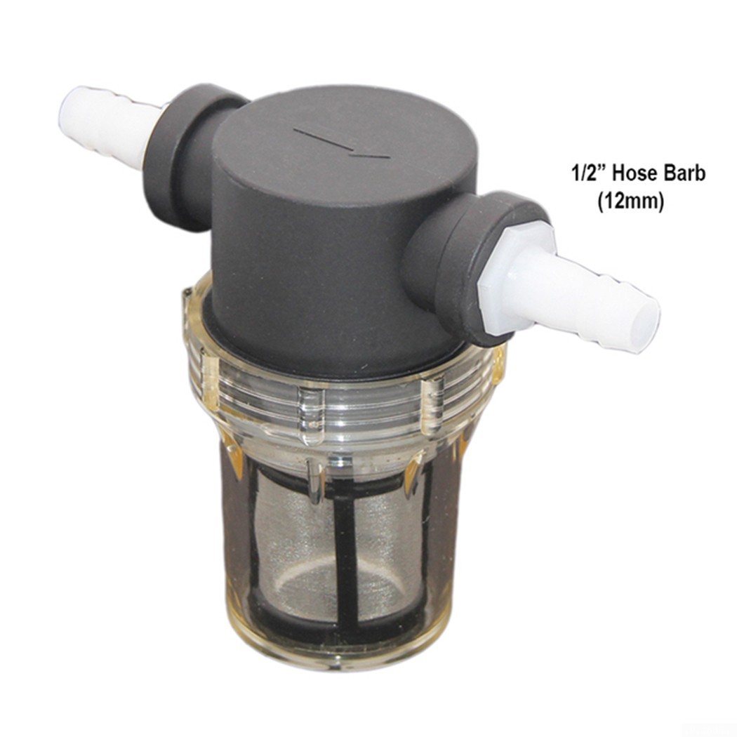 Inline Filter For Home Brewing 150-Micron 100 Mesh Water & Beer Filtering NEW