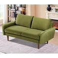 thumbnail image 3 of US Pride Furniture Maryellen 58''W Velvet Loveseat, Olive Green, 3 of 5