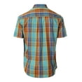 thumbnail image 2 of Gioberti Men's Short Sleeve Plaid Shirt, 2 of 3