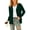 Dark Green, variant on Aiyino Women's Long Sleeve Knit Cardigan Sweater Basic V Neck Button Down Knitwear Winter Tops,Red S