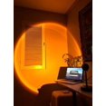 thumbnail image 5 of FYBTO Sunset Table Lamp Rainbow Projection Lamp LED, 90 Degree Night Light Projector Led Lamp, Network Red Light with USB Modern Floor Stand Night Light Living Room Bedroom Decor, 5 of 5