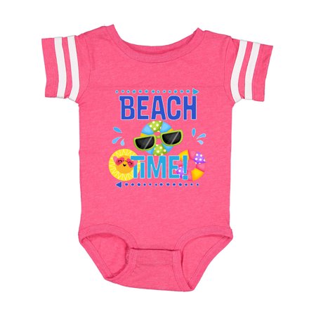 

Inktastic Beach Time Summer Vacation Trip Gift Baby Boy or Baby Girl Bodysuit