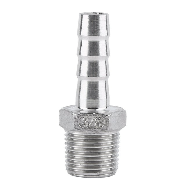 Accesorio de tubería con rosca macho, conector de manguera, reparación de espiga (3/8" x 10 mm)