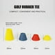 thumbnail image 3 of Camiseta De Bola Soporte para pelotas de 4 Uds., camisetas de goma de Golf portátiles, ligeras para la práctica del golfista Tmvgtek Para Estrenar, 3 of 9