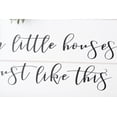 thumbnail image 2 of Parisloft Rusic Wood Love Sign with PVC Green Leaf - Love Grows Best in Little House Just like This, 2 of 7