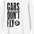 thumbnail image 6 of The Fast & The Furious Cars Don't Fly Men's White Long Sleeve Sweatshirt-Small, 6 of 7