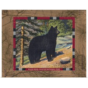 Great BIG Canvas | Rolled Poster Print entitled Black Bear I