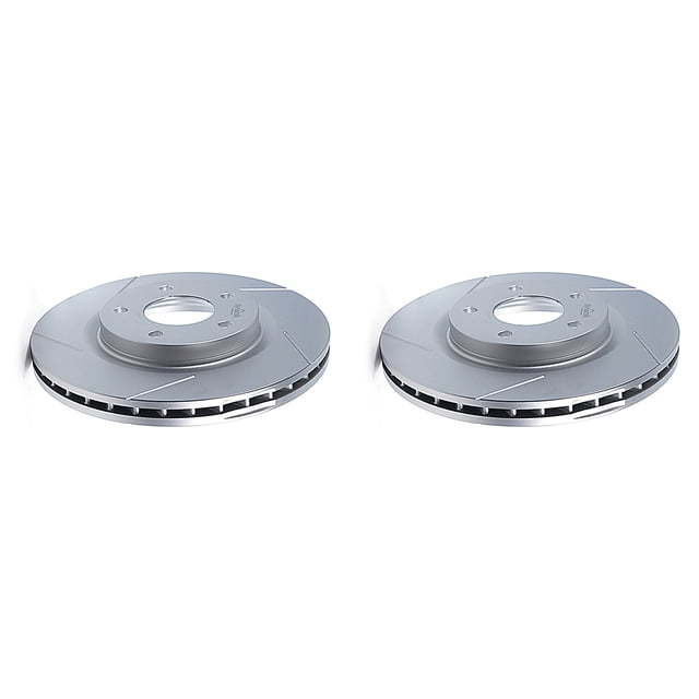 Set 2 Discos Ranurados Avenger 2007 Dodge L4 2.4L Del DYNAMIK .