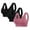 Hot Pink, variant on Kaemgyyd Women's Comfort Workout Sports Bra Low Impact Activity Sleep Bras Cute Lace Wirefree Push up Yoga Running Bras 3 Pack