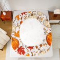 thumbnail image 4 of Manfei Thanksgiving Print Fitted Sheet Queen,Halloween Themed Skull Bedding,3pcs,1 Fitted Sheet and 2 Pillowcases, 4 of 6