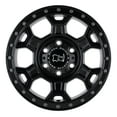 thumbnail image 3 of Black Rhino Midhill 16X8 5X160 45Et 71.5Cb Matte Black W/ Gunmetal Bolts Wheel, 3 of 3