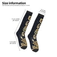 thumbnail image 5 of Fotbe Happy New Year 2024 (5) print Women's Men's Novelty Crew Socks Cotton Socks Knee High Socks for Walking,Running,Nurses,Pregnancy, 5 of 9
