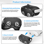 2024 Meta Oculus Quest 3S 128GB All-In-One VR Headset with Touch Controllers, Case, and Marxsol Essential Accessories