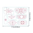 thumbnail image 5 of Hyasfey 50 Pcs Golf Impact Tape Labels Improve Golf Swing Accuracy And Distance Golf Impact Sticker for Iron Wood Fairway Clubs, 5 of 7