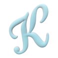 thumbnail image 4 of Abalorio de letra para bolso de playa perfecl K PVC 10 cm, 4 of 8