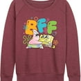 thumbnail image 3 of Spongebob Squarepants - Bff Patrick - Women's French Terry Long Sleeve Shirt, 3 of 6
