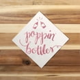 thumbnail image 2 of ForYourParty.Com Poppin' Bottles Party Napkins - White and Pink, 2 of 3
