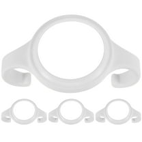 Baby Bottle Holder with Removable Handles for and Prevent Dropping 4pcs White PP