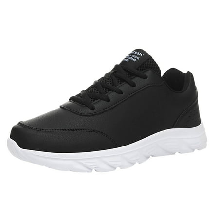 

WEAIXIMIUNG House Shoes for Men Mens Shoes Large Size Casual Leather Laace up Casual Fashion Simple Shoes Running Sneakers