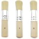 thumbnail image 1 of Juego de 3 pinceles para plantillas, pinceles con mango de madera pintada, cerdas, 1 of 5