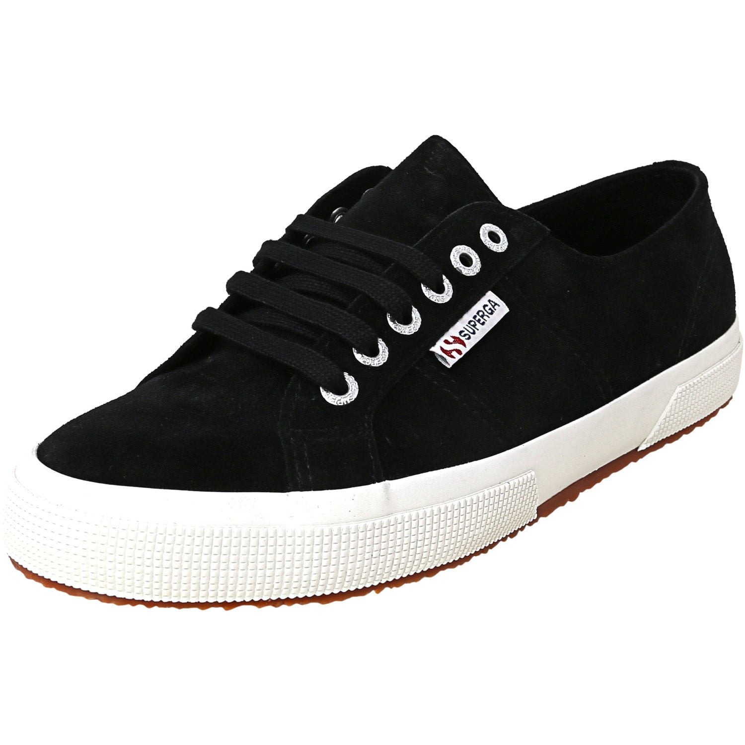 superga black suede
