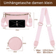 thumbnail image 4 of Bolso Bandolera Mujer, Riñonera Mujer Piel Sintética con Billetera, Bolsos Modernos con Correa Ancha para el Hombro, Bolso Pequeño de Hombro con Cremallera y Correa de Hombro Intercambiable, 4 of 6