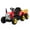 Red, variant on Lohoms 12V Ride On Tractor, Electric Rugged 6-Wheeler Ride-On Car With Trailer for Kids, 25W Tread Tire, Remote Control, Lights, Green