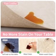 thumbnail image 4 of Placemats Maxpearl de piel sintética, juego de 6 unidades, impermeables, color beige, 4 of 9