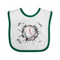 Inktastic Baseball Breakthrough Boys or Girls Baby Bib