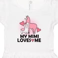 thumbnail image 4 of Inktastic My Mimi Loves Me Llama Girls Baby Dress, 4 of 5